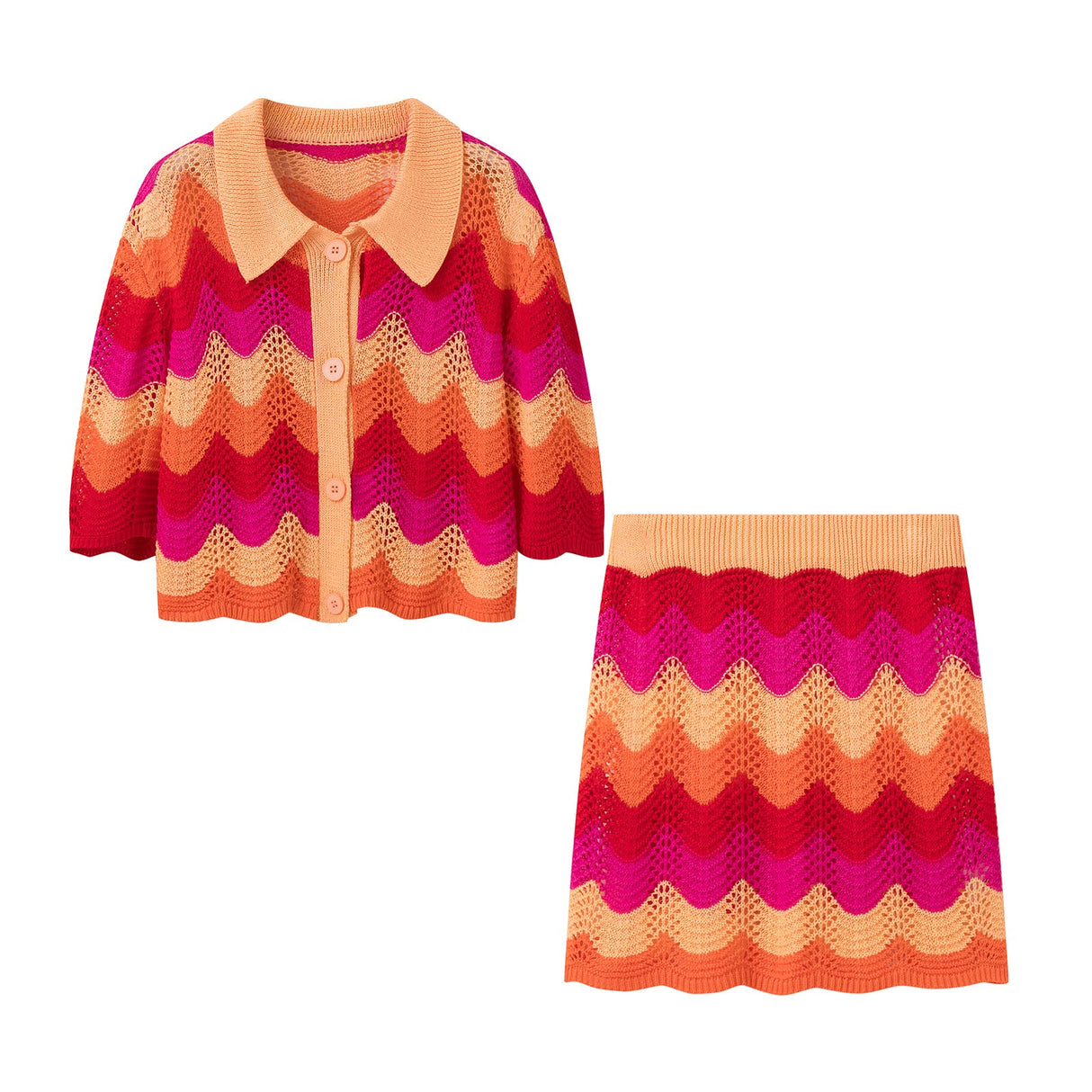 Liber SS Women's Striped Two-Piece Suit