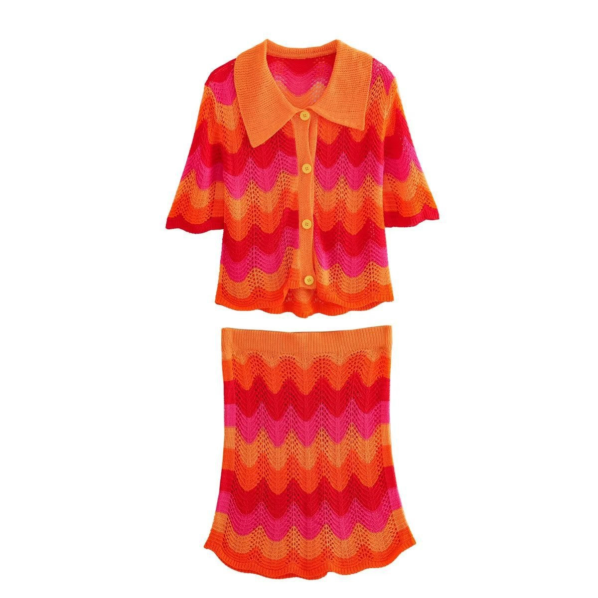 Liber SS Women's Striped Two-Piece Suit