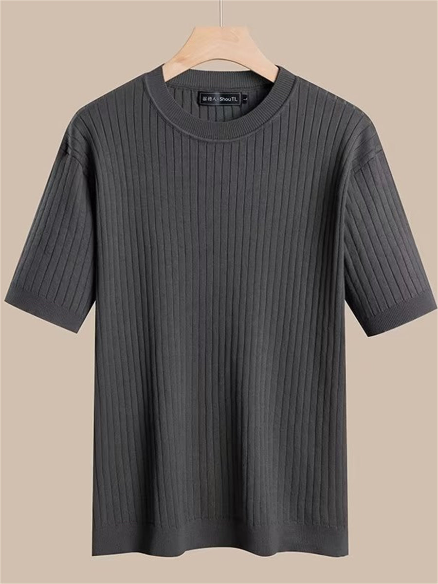 Liber Summer Men's Jacquard T-shirts