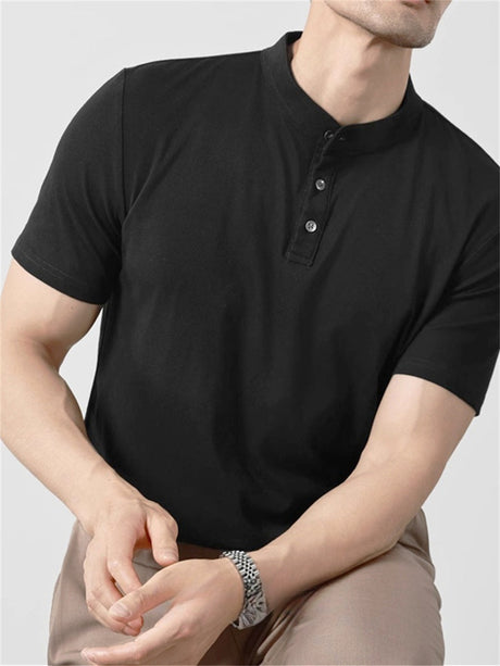 Liber Summer Men's Solid Color Solid Color T-shirts