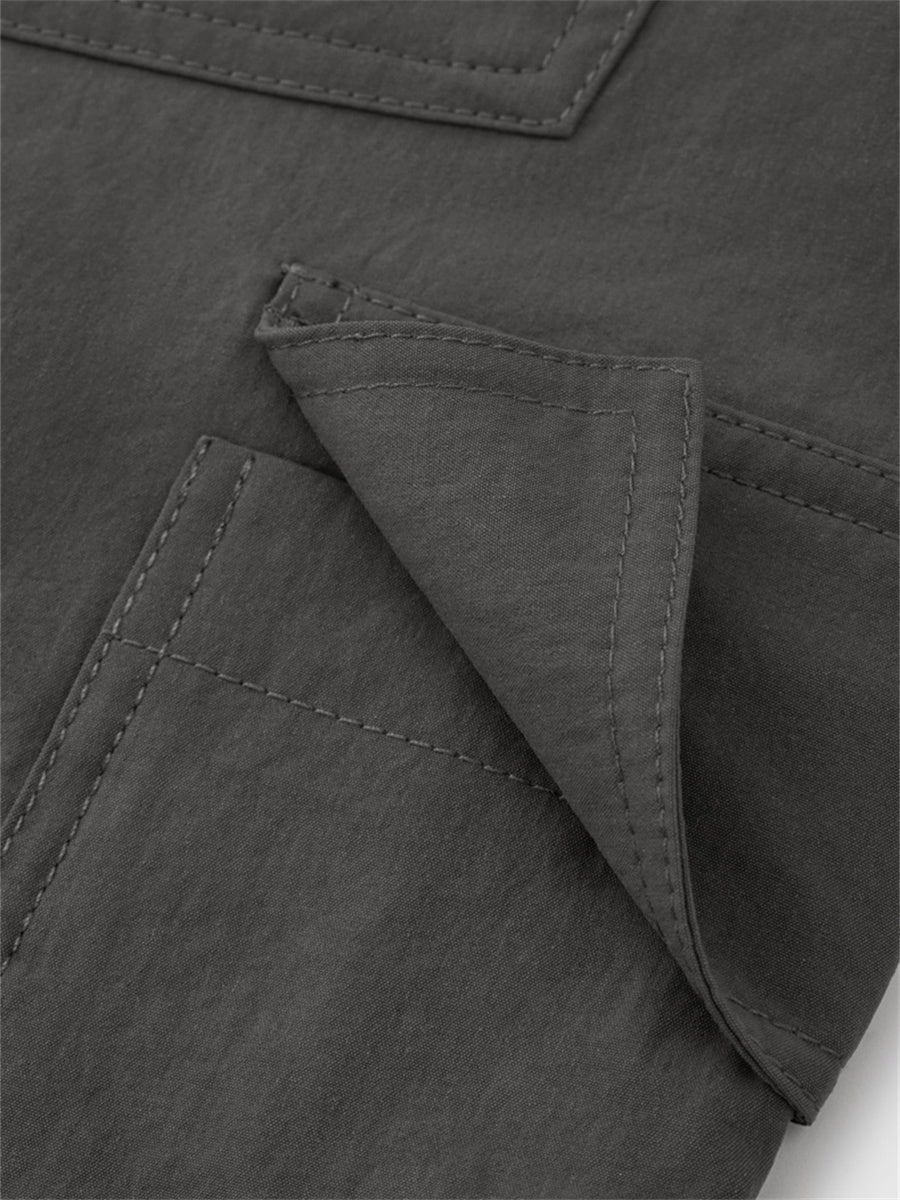 Liber SS Men's Pocket Drawstring Pleated Shorts