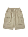Liber SS Men's Pocket Drawstring Pleated Shorts