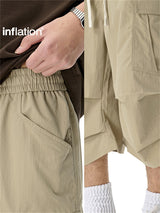 Liber SS Men's Pocket Drawstring Pleated Shorts