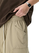 Liber SS Men's Pocket Drawstring Pleated Shorts