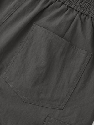Liber SS Men's Pocket Drawstring Pleated Shorts