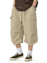 Liber SS Men's Pocket Drawstring Pleated Shorts