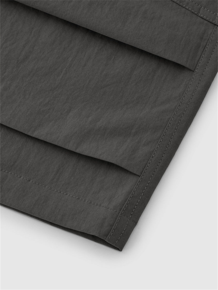 Liber SS Men's Pocket Drawstring Pleated Shorts