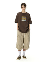 Liber SS Men's Pocket Drawstring Pleated Shorts