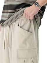 Liber SS Men's Pocket Drawstring Pleated Shorts