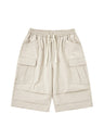Liber SS Men's Pocket Drawstring Pleated Shorts