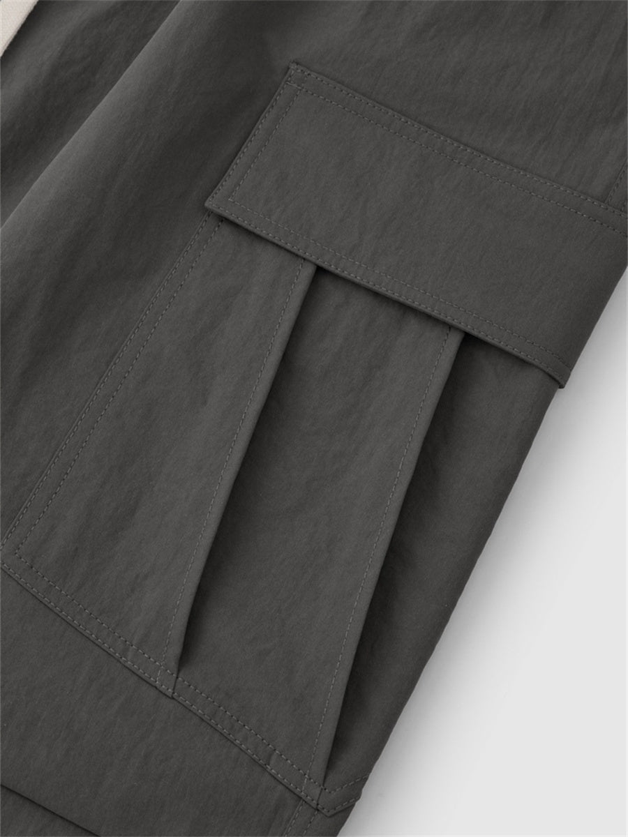 Liber SS Men's Pocket Drawstring Pleated Shorts