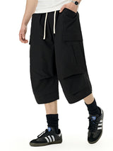 Liber SS Men's Pocket Drawstring Pleated Shorts