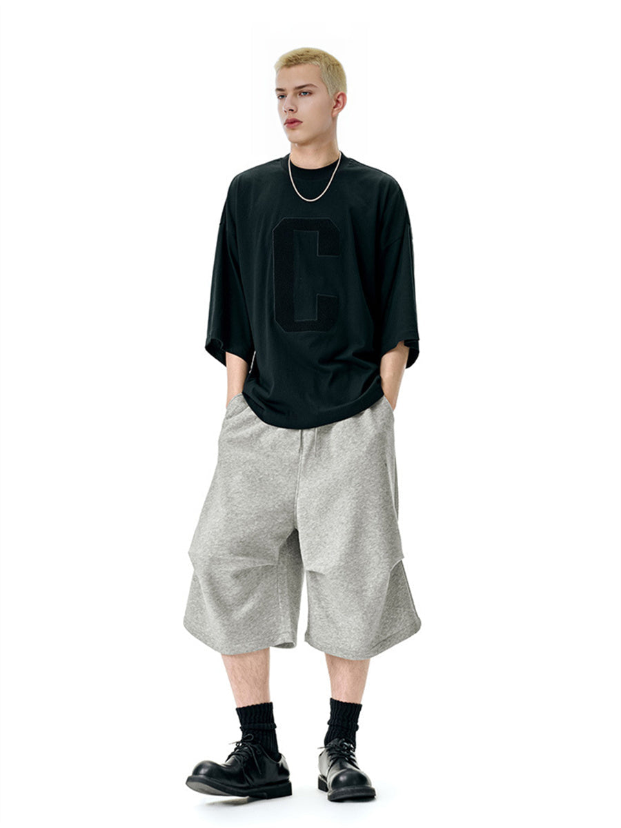 Liber SS Men's Capri Shorts American Retro Shorts