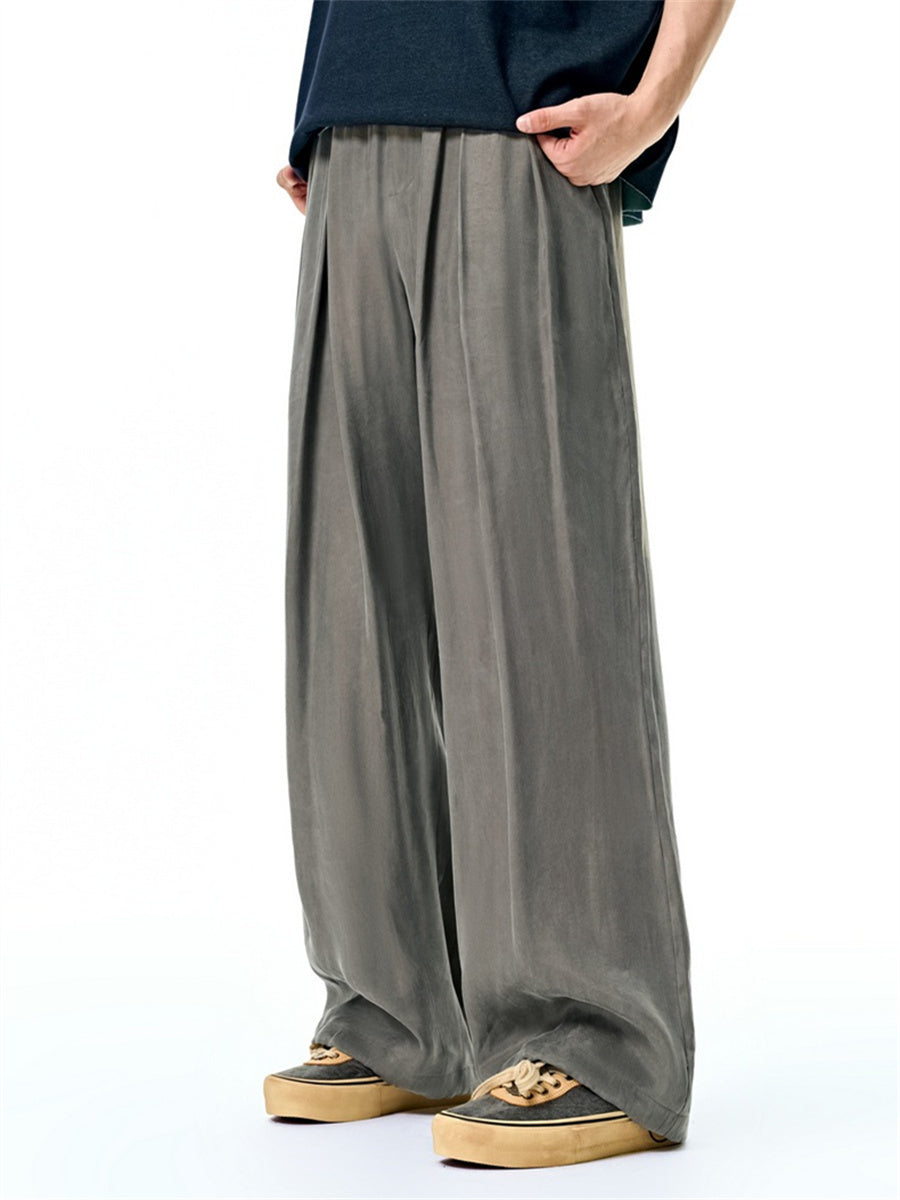 Liber Spring Men's Solid Color Pants