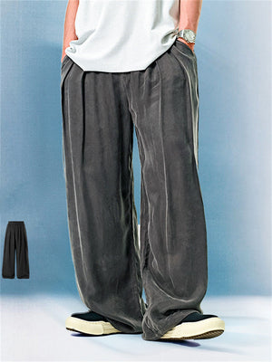 Liber Spring Men's Solid Color Pants