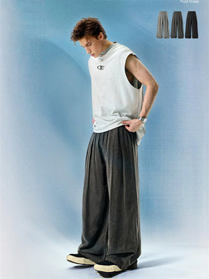 Liber Spring Men's Solid Color Pants