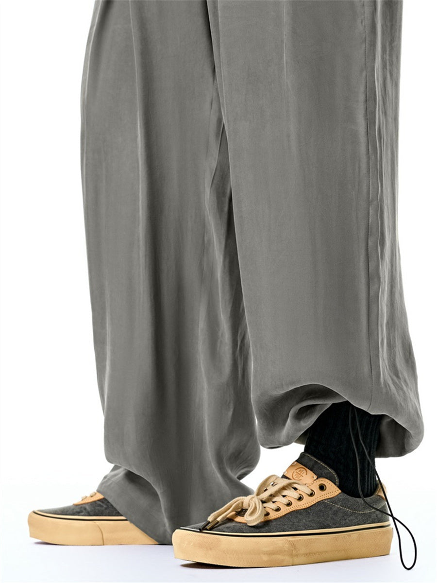 Liber Spring Men's Solid Color Pants