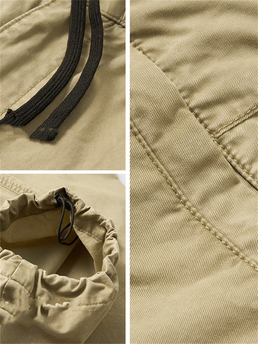 Liber Summer Men's Pocket decoration Cargo Trousers