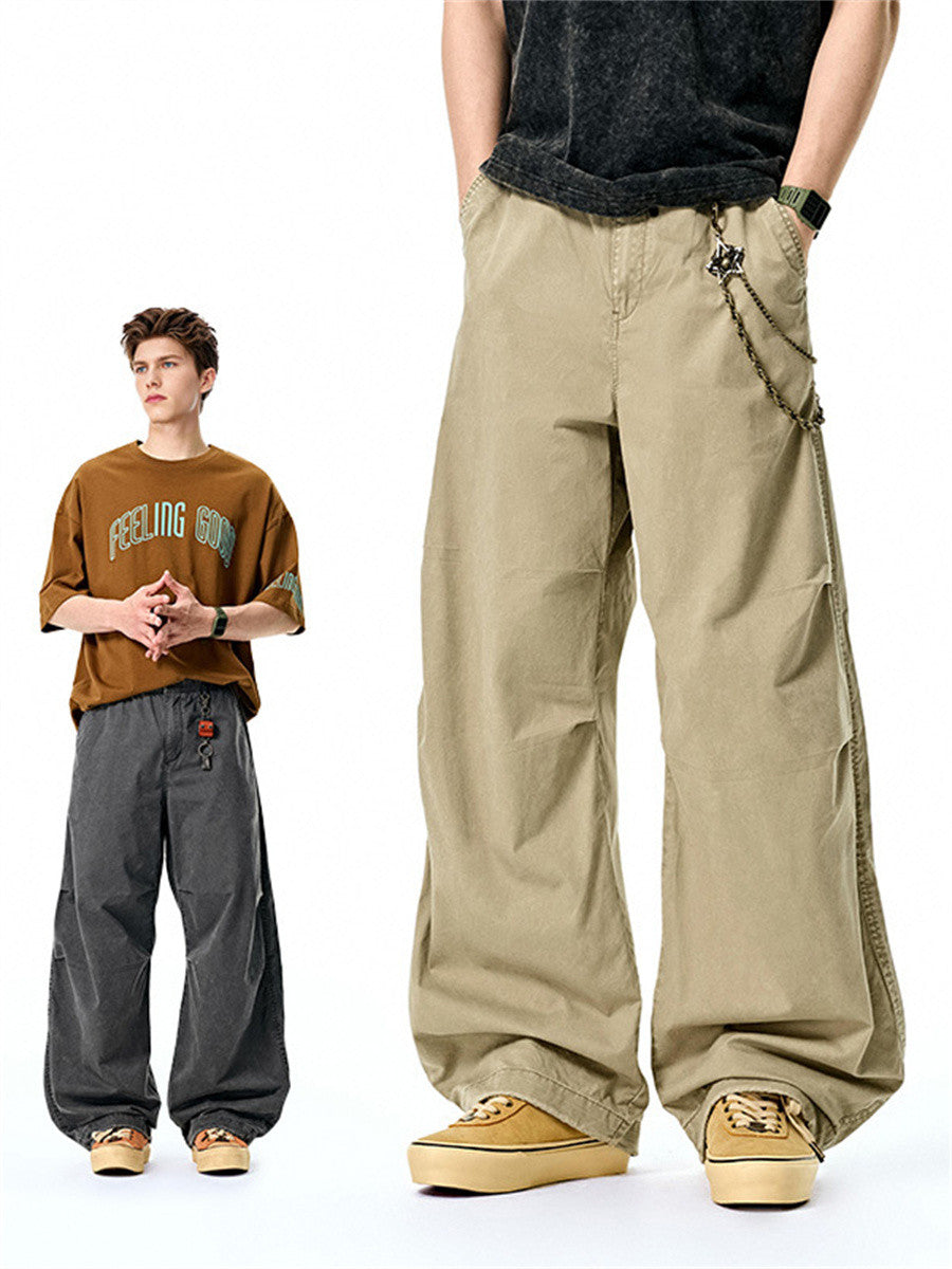 Liber Summer Men's Pocket decoration Cargo Trousers