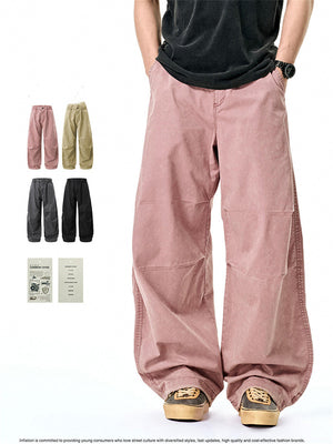 Liber Summer Men's Pocket decoration Cargo Trousers