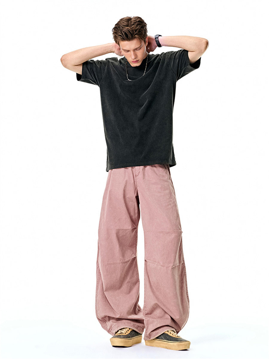 Liber Summer Men's Pocket decoration Cargo Trousers