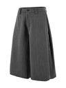 Liber Summer Men's Raw Edges Cropped Scimitar Suit Shorts