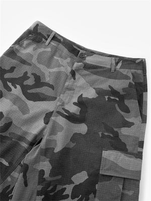Liber Summer Men's Pocket decoration Camouflage Shorts
