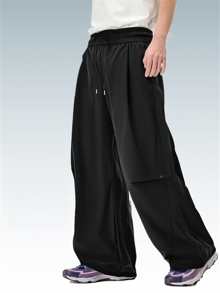 Liber Summer Men's Three-dimensional cutting Solid Color Cargo Trousers