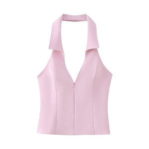 Liber SS Women's Solid Color Two-Piece Set
