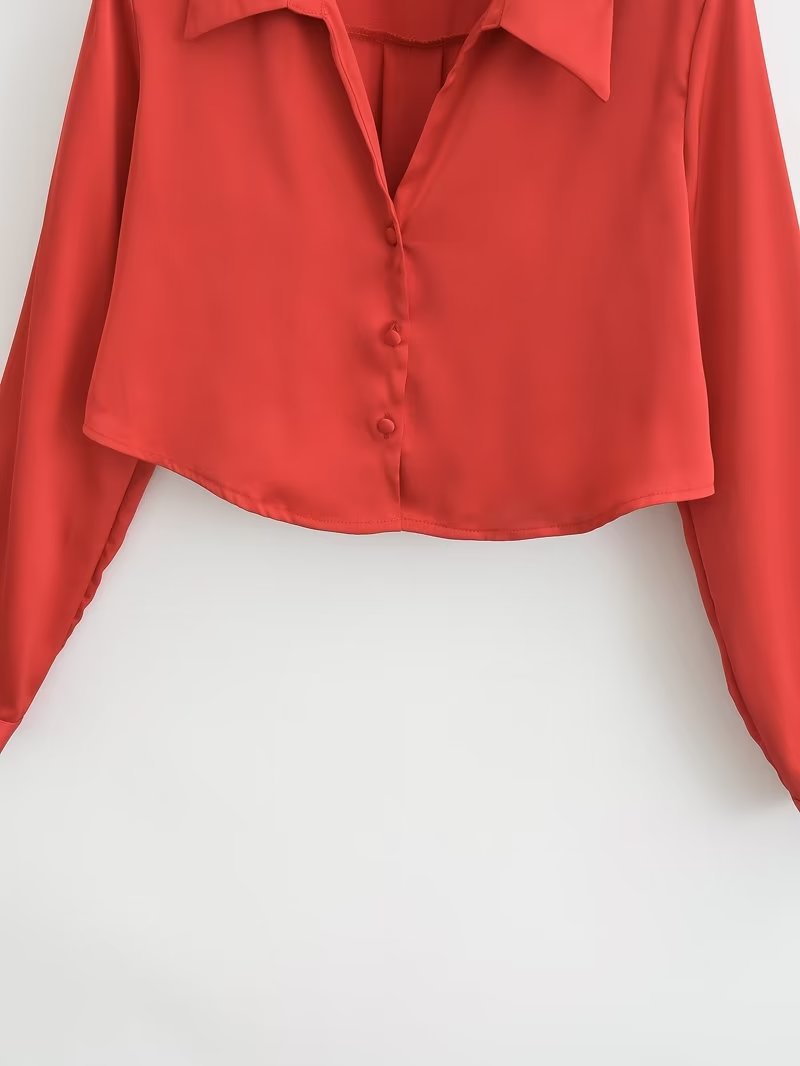 Liber SS Women's Solid Cover Up Shirt