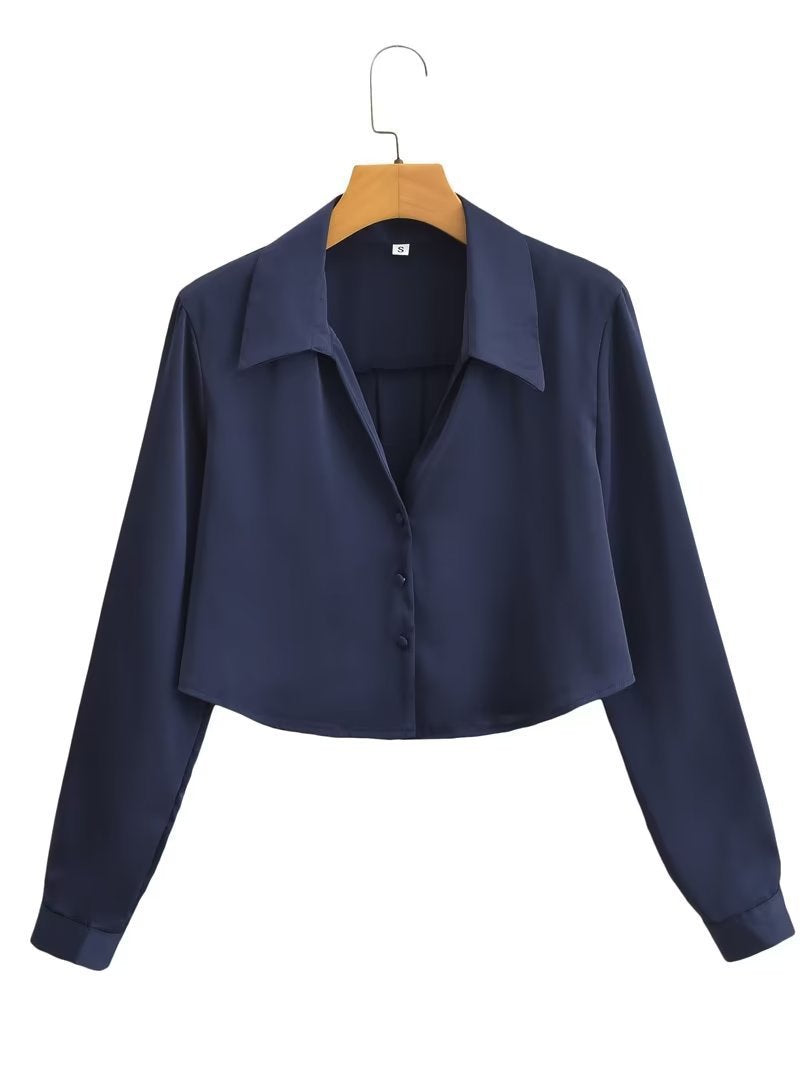 Liber SS Women's Solid Cover Up Shirt