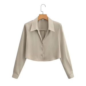 Liber SS Women's Solid Cover Up Shirt