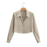 Liber SS Women's Solid Cover Up Shirt
