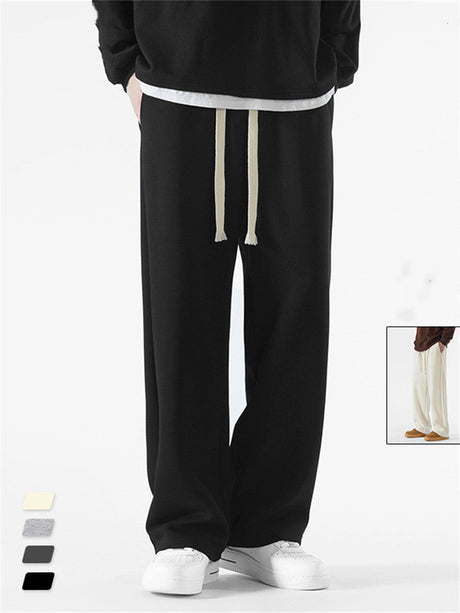 Liber Summer Men's Tether Solid Color Basic Pants