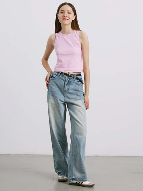 Liber Women SS Straight-leg Jeans