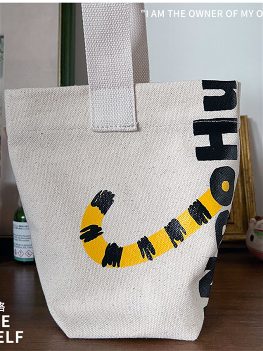 Liber Daily Casual Printed Canvas Bag