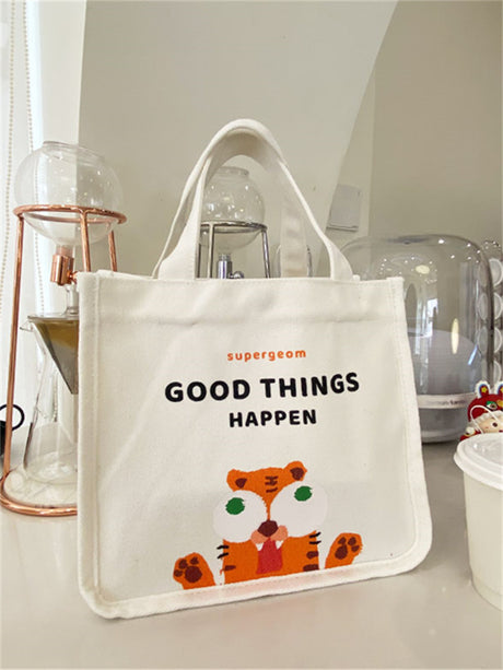 Liber Daily Casual Printed Canvas Bag
