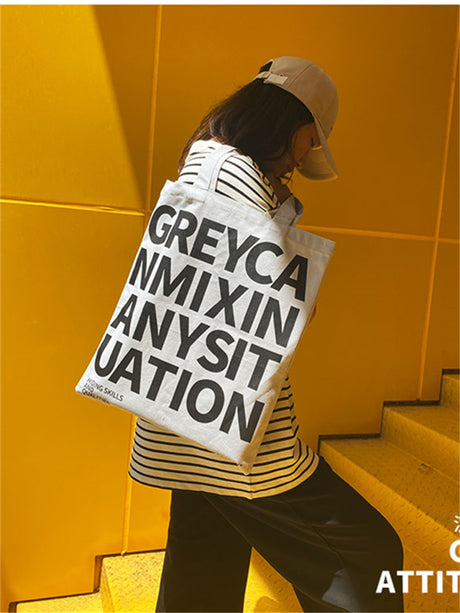 Liber Daily Casual Printed Canvas Bag