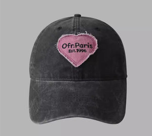 Liber hip-hop patchwork baseball cap
