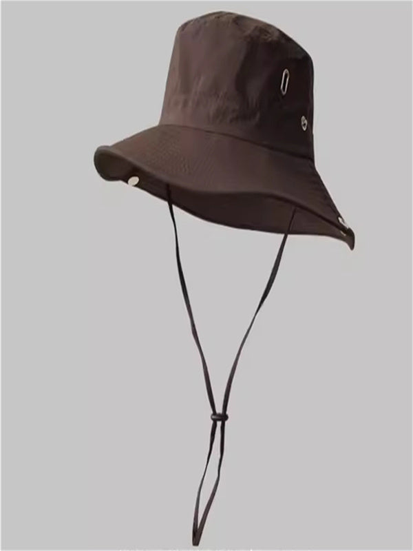Liber hip hop solid color bucket hat