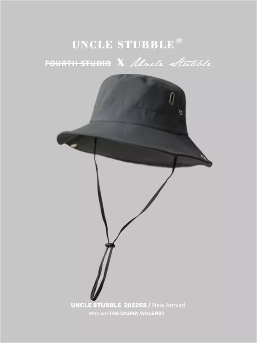 Liber hip hop solid color bucket hat