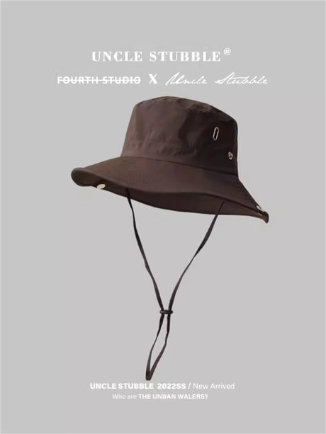 Liber hip hop solid color bucket hat