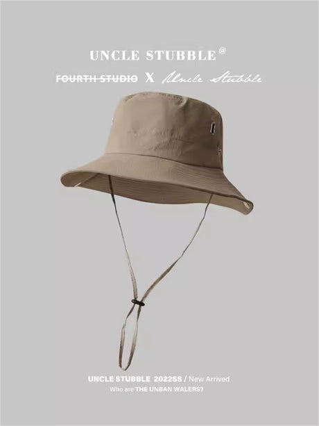 Liber hip hop solid color bucket hat