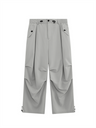 Liber Men's SS Hip Hop Solid Color Wide Leg Pants