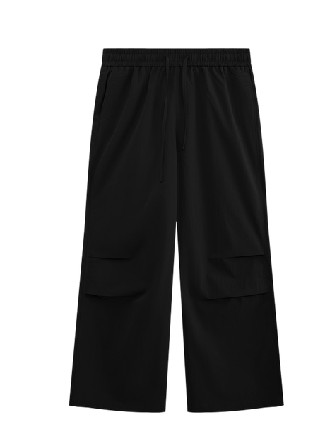 Liber Men's SS Hip Hop Solid Color Wide Leg Pants