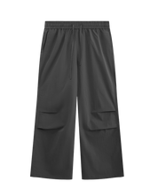 Liber Men's SS Hip Hop Solid Color Wide Leg Pants