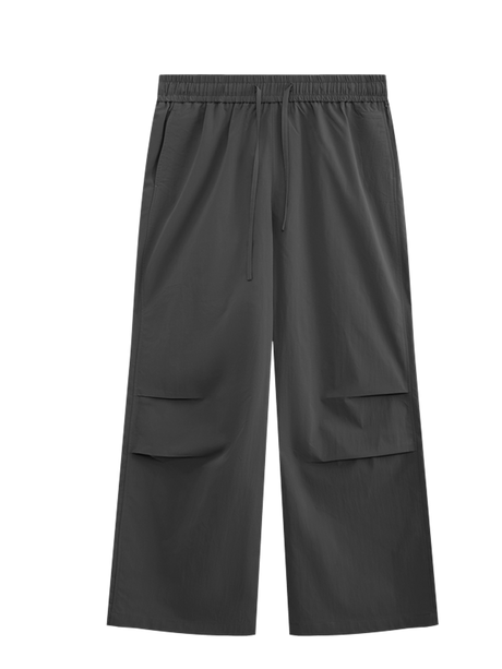 Liber Men's SS Hip Hop Solid Color Wide Leg Pants