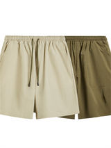 Liber Men's SS Hip Hop Solid Color Loose Shorts