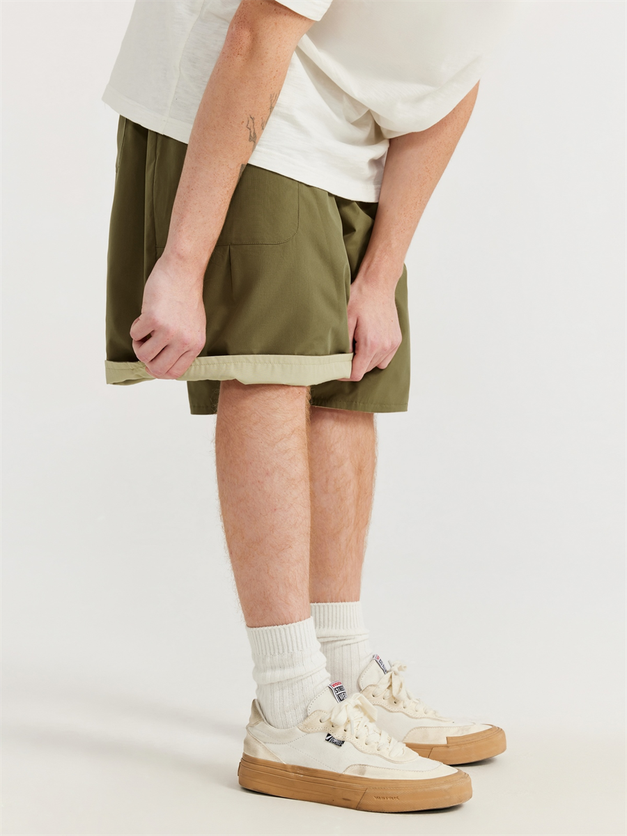 Liber Men's SS Hip Hop Solid Color Loose Shorts