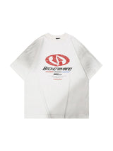Liber Women's SS Hip-Hop Printed Round Neck Short Sleeve Loose T-Shirt